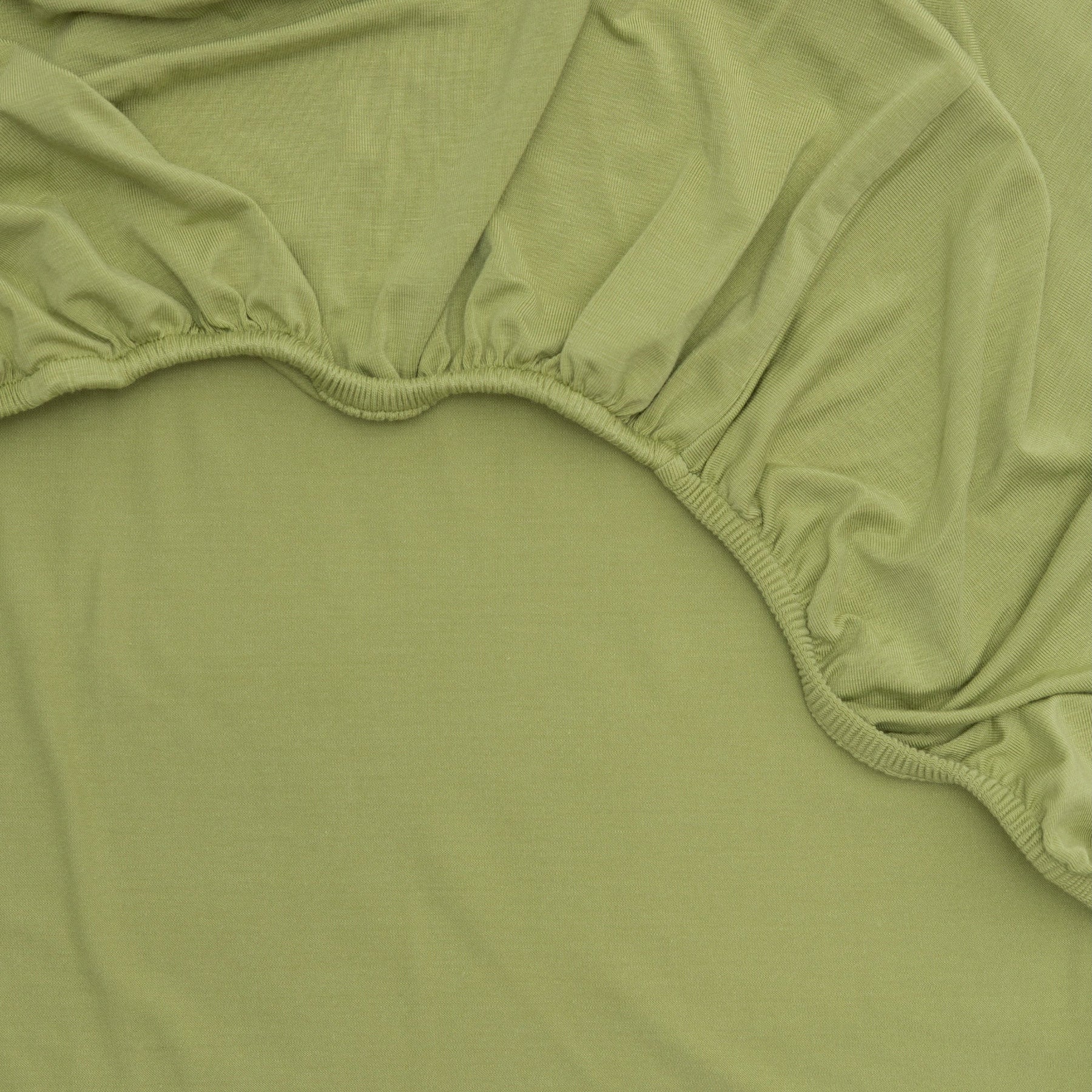 Tarragon Green Twin Sheet With Pillow Case