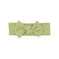 Tarragon Green Small Ribbed Bow