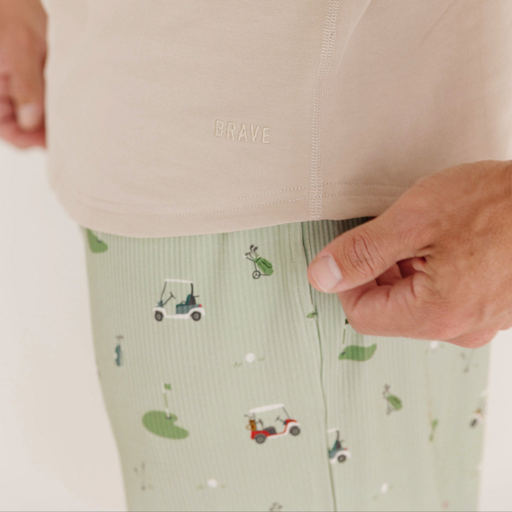 Golf Small Ribbed Men's Pants