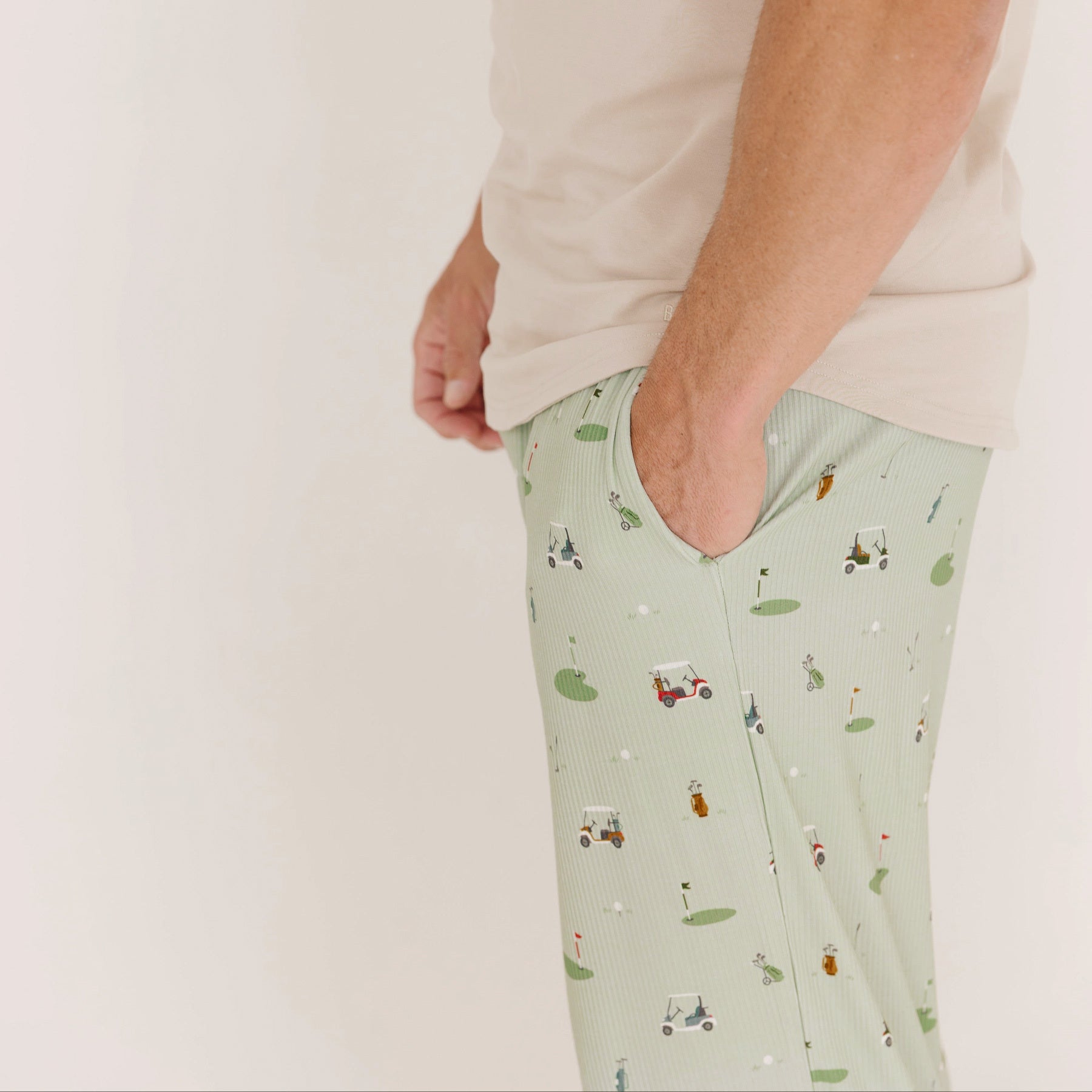 Golf Small Ribbed Men's Pants