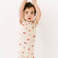 Firetrucks Summer Zip Romper