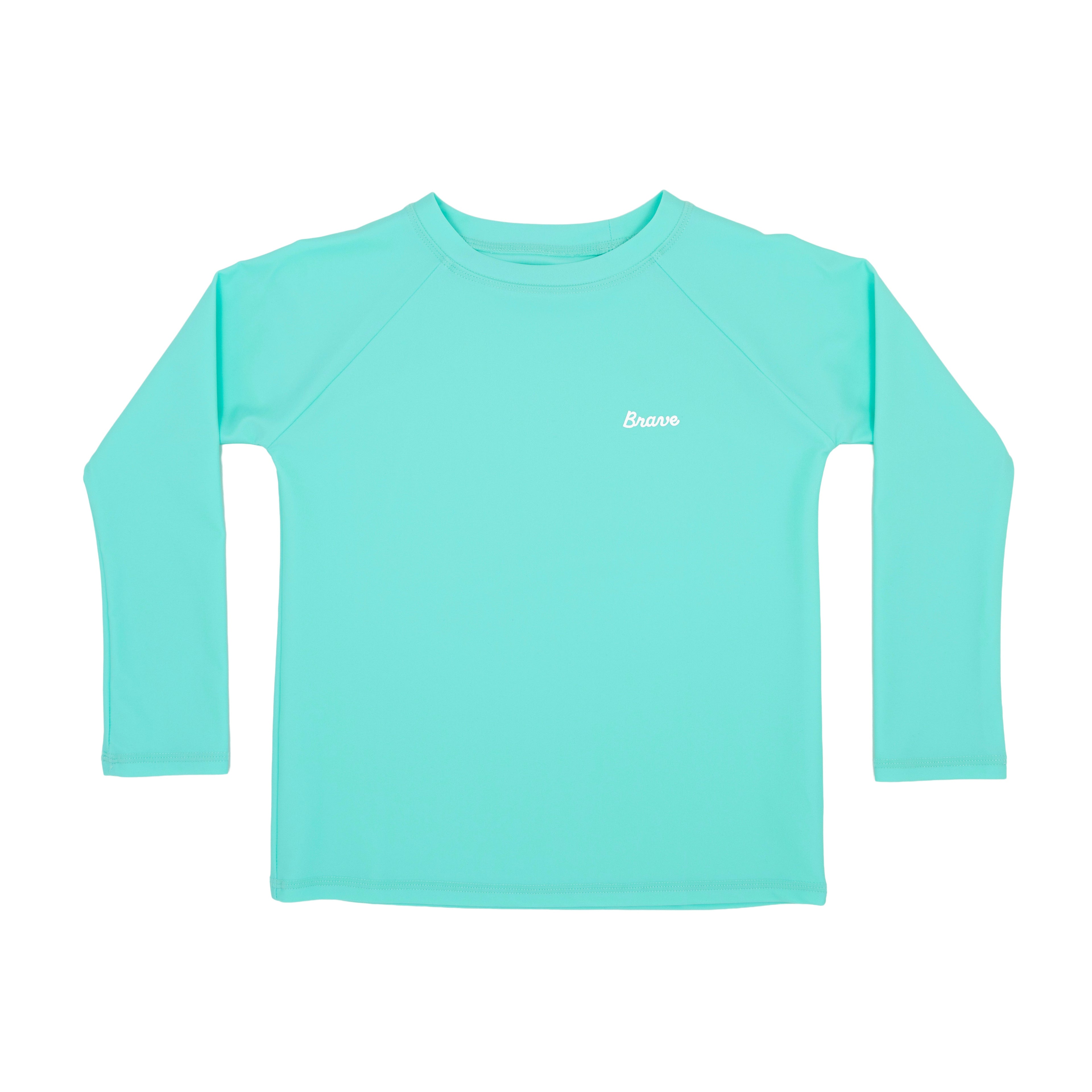 Neon Turquoise Rash Guard