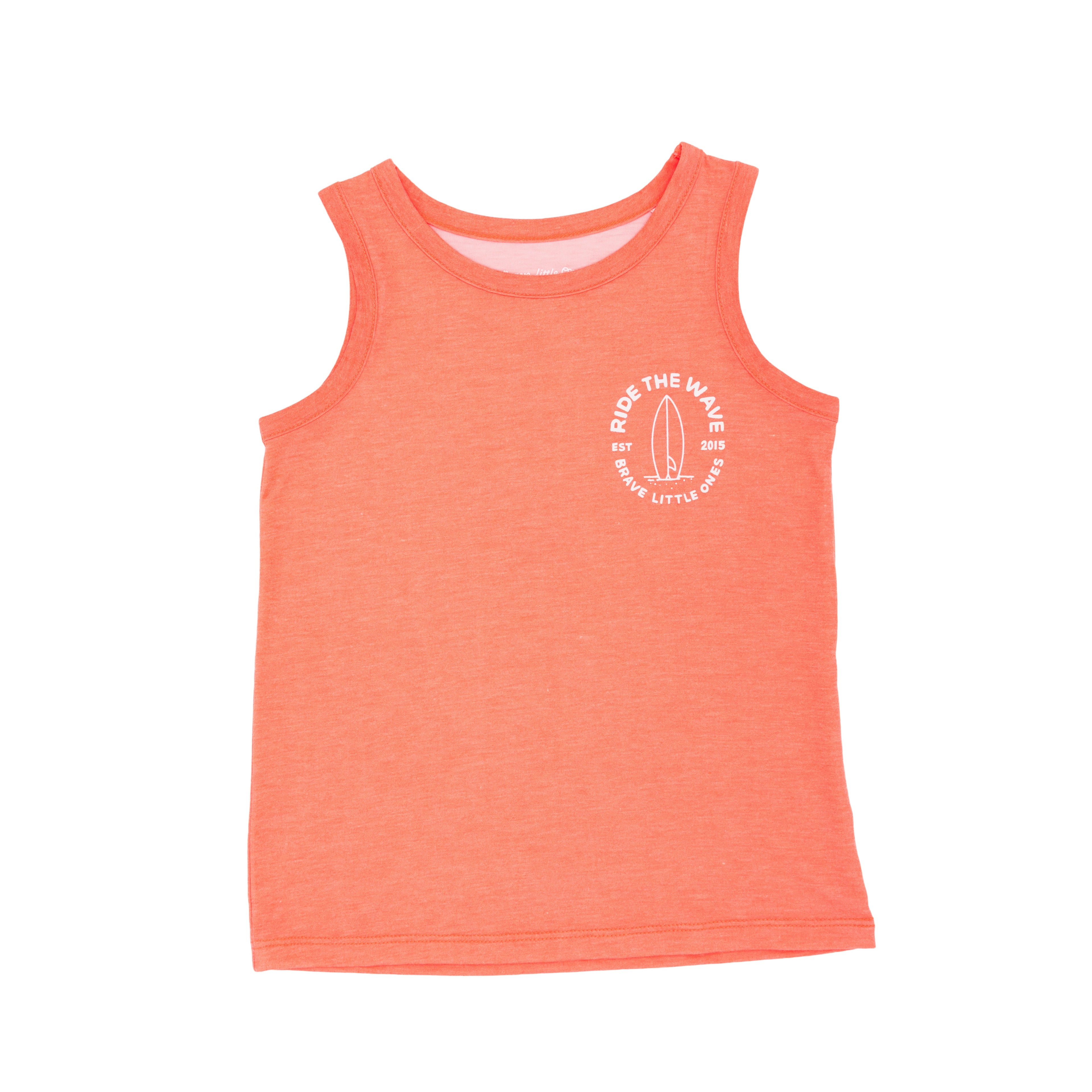 Ride The Wave Orange Heather Tank