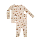 Gingerbread Small Ribbed Two-Piece Set