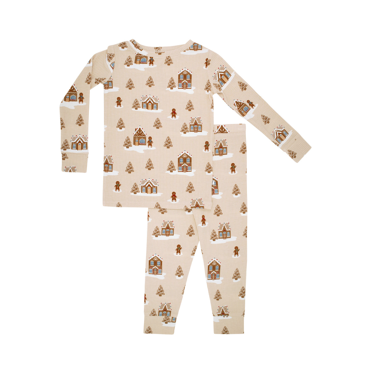 Gingerbread Small Ribbed Two-Piece Set