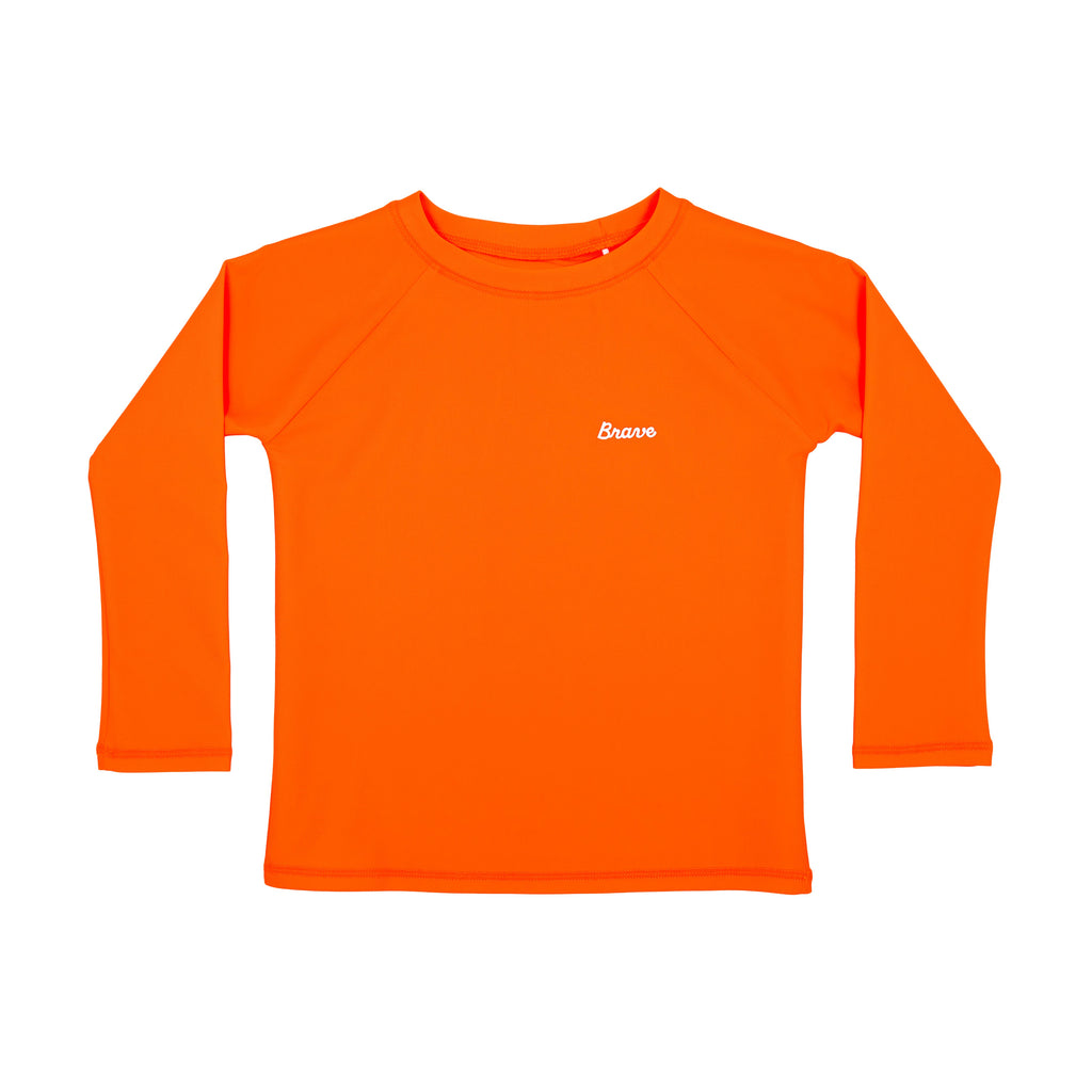 Neon Orange Rash Guard