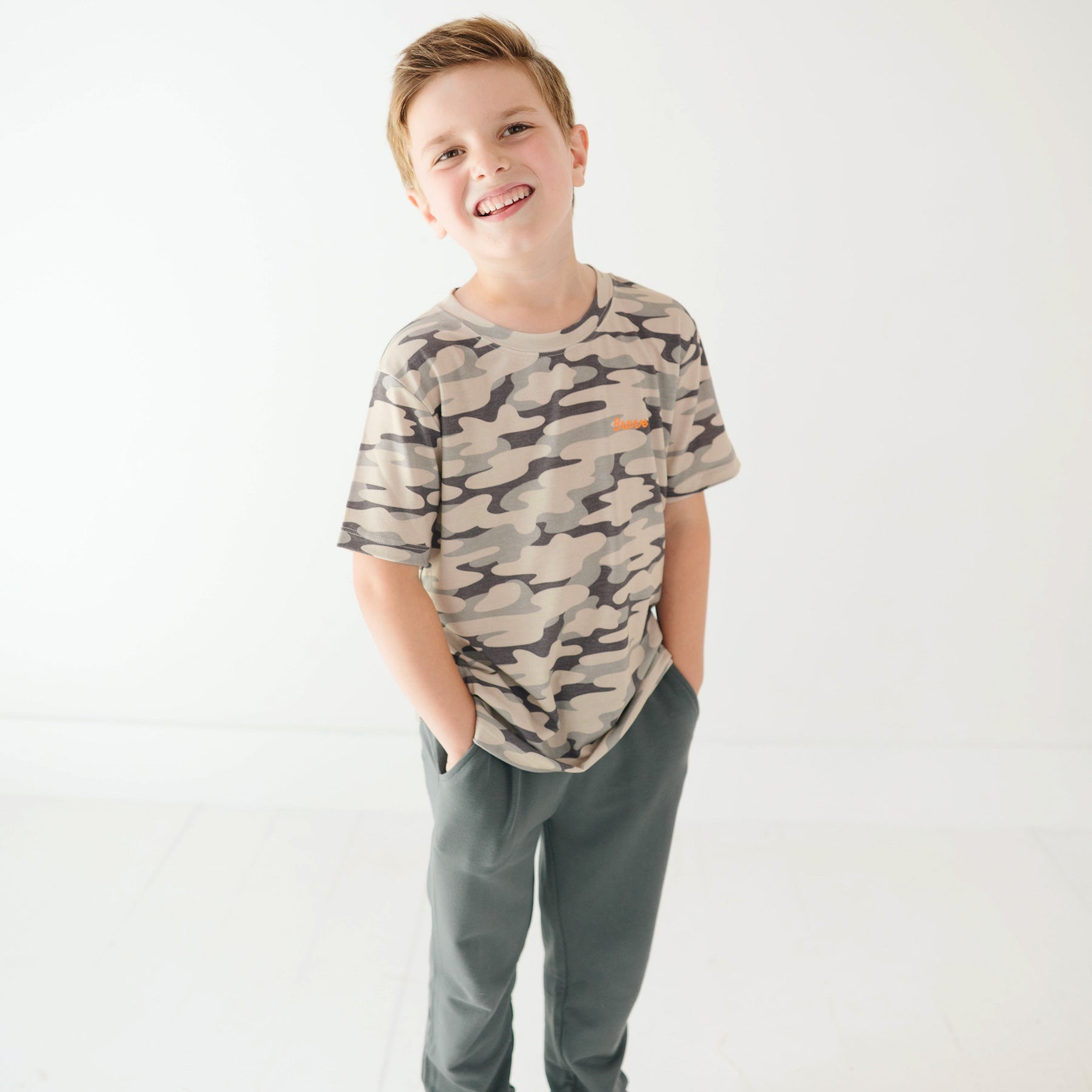 Camo With Neon Brave Shirt