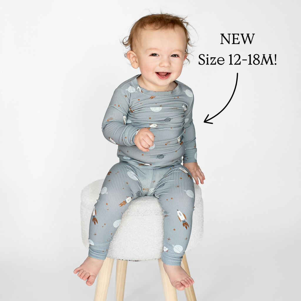 Space Explorers Small Ribbed Two-Piece Set
