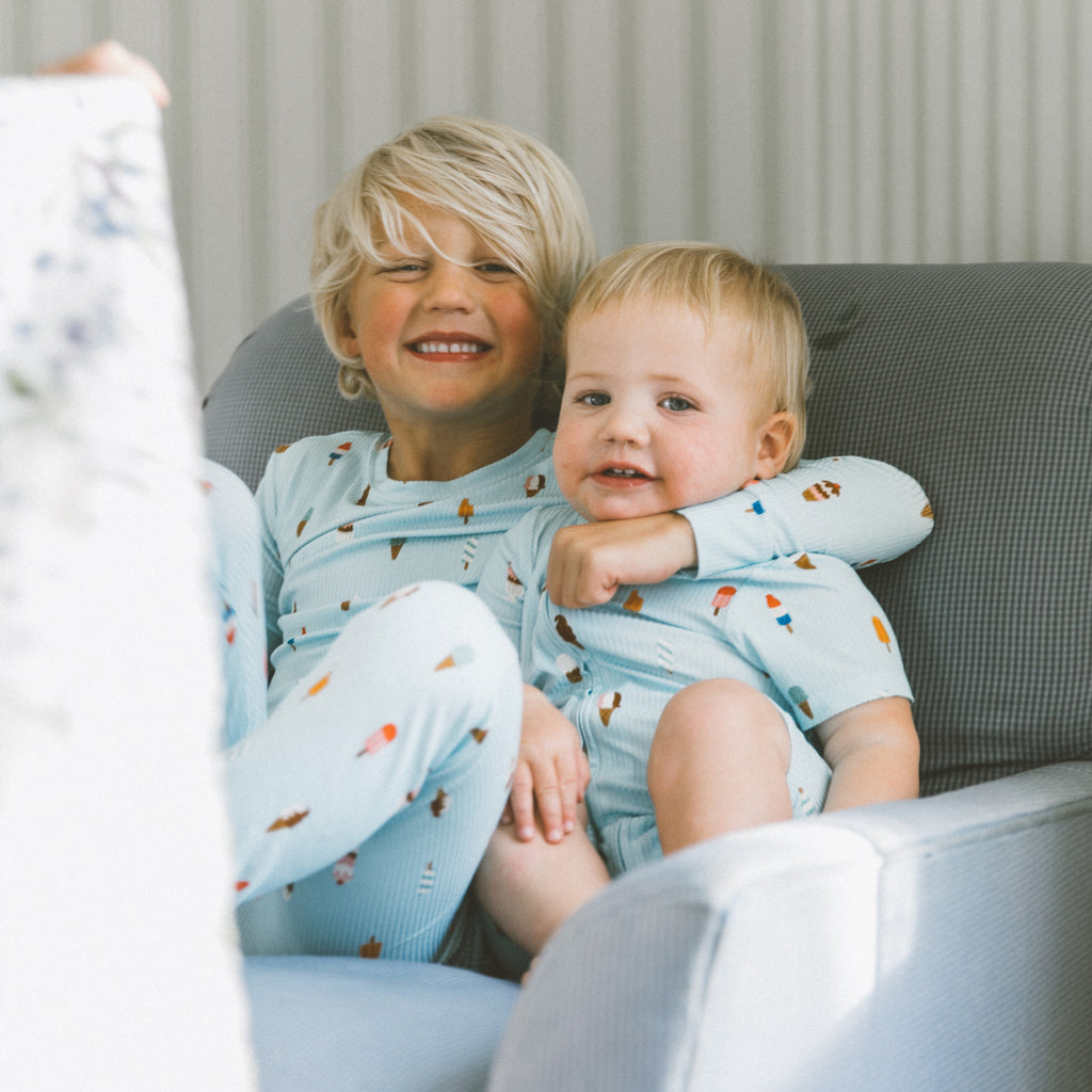 Ice Cream Shop Small Ribbed Two-Piece Set