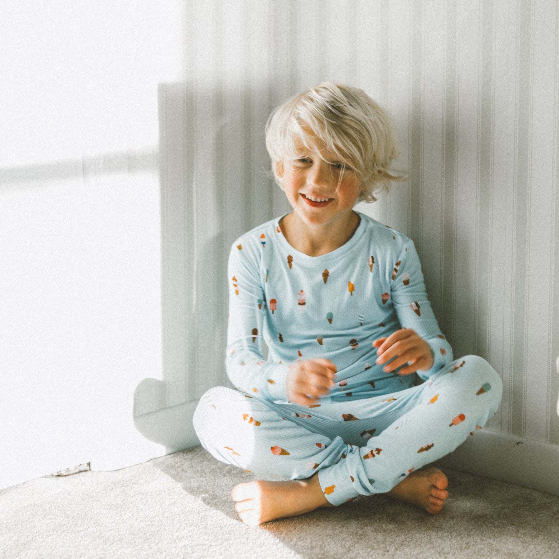 Ice Cream Shop Small Ribbed Two-Piece Set