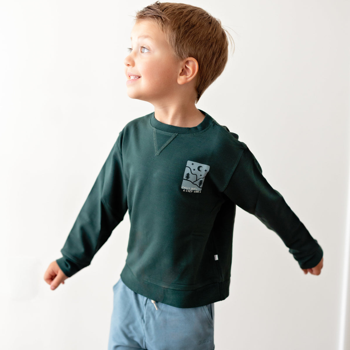 Chilly Skies Bamboo French Terry Pullover & Joggers Set