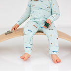 Race Cars Small Ribbed Zip Romper