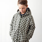 Checkered Puffer Jacket