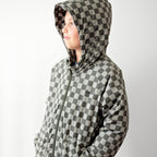 Checkered Puffer Jacket