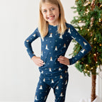Snowmen Small Ribbed Two-Piece Set