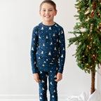 Snowmen Small Ribbed Two-Piece Set