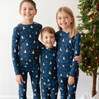 Snowmen Small Ribbed Two-Piece Set