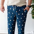Snowmen Small Ribbed Men's Pants
