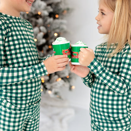 Evergreen Gingham Two-Piece Set