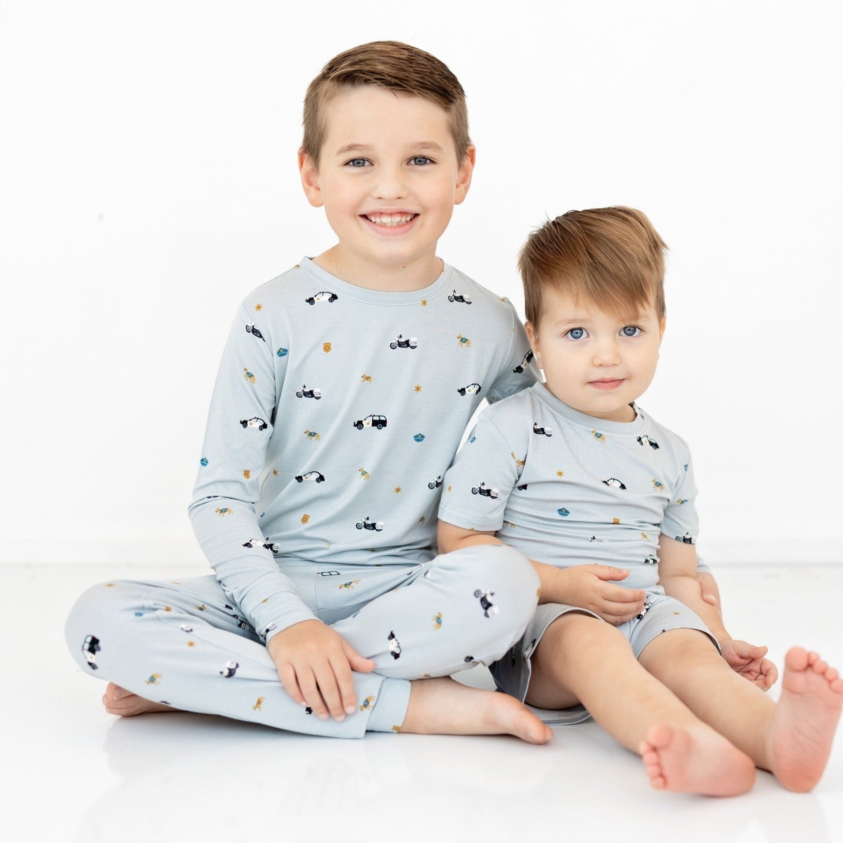 Police Shorts Two-Piece Set