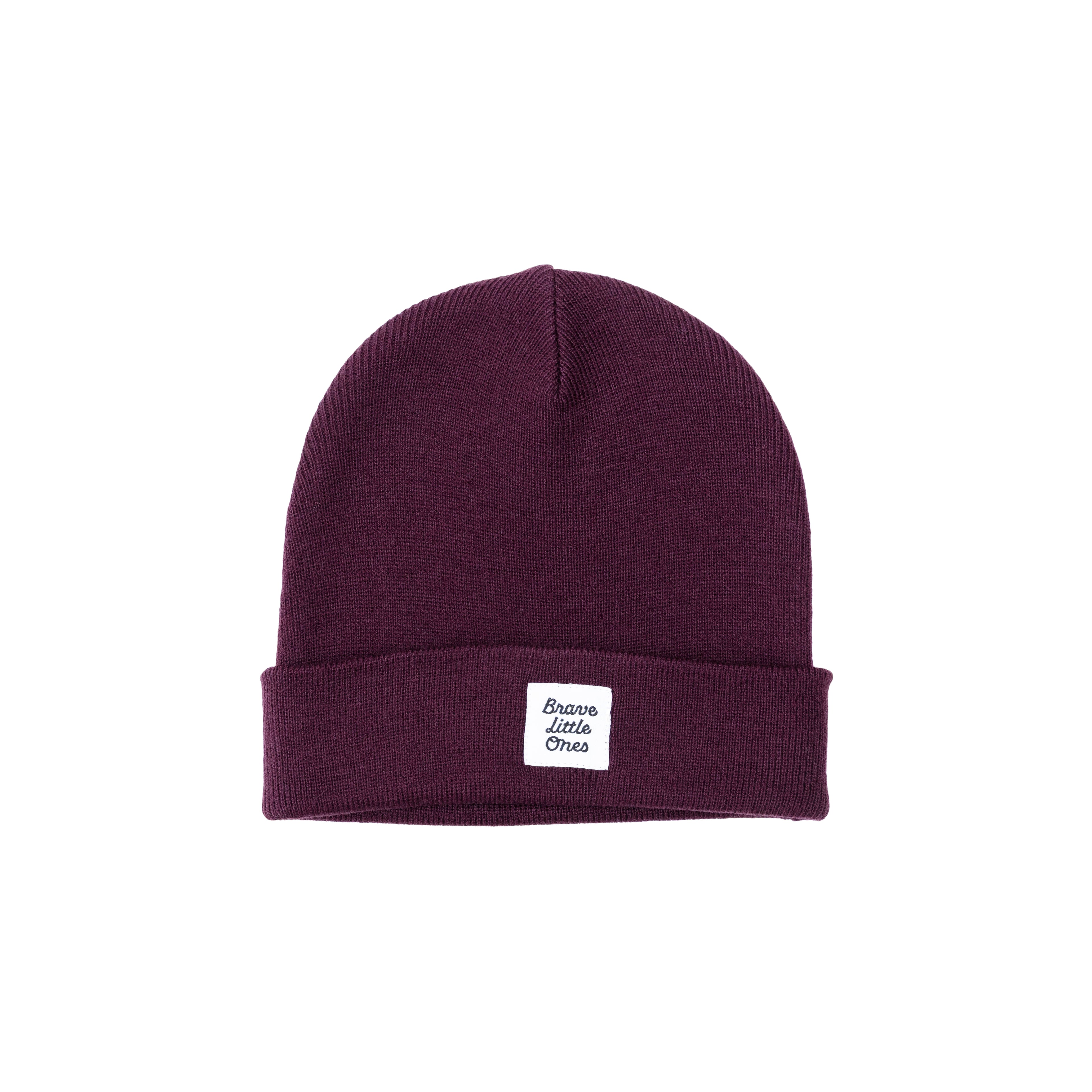 Deep Plum Knit Beanie