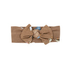 Hot Cocoa Small Ribbed Bow