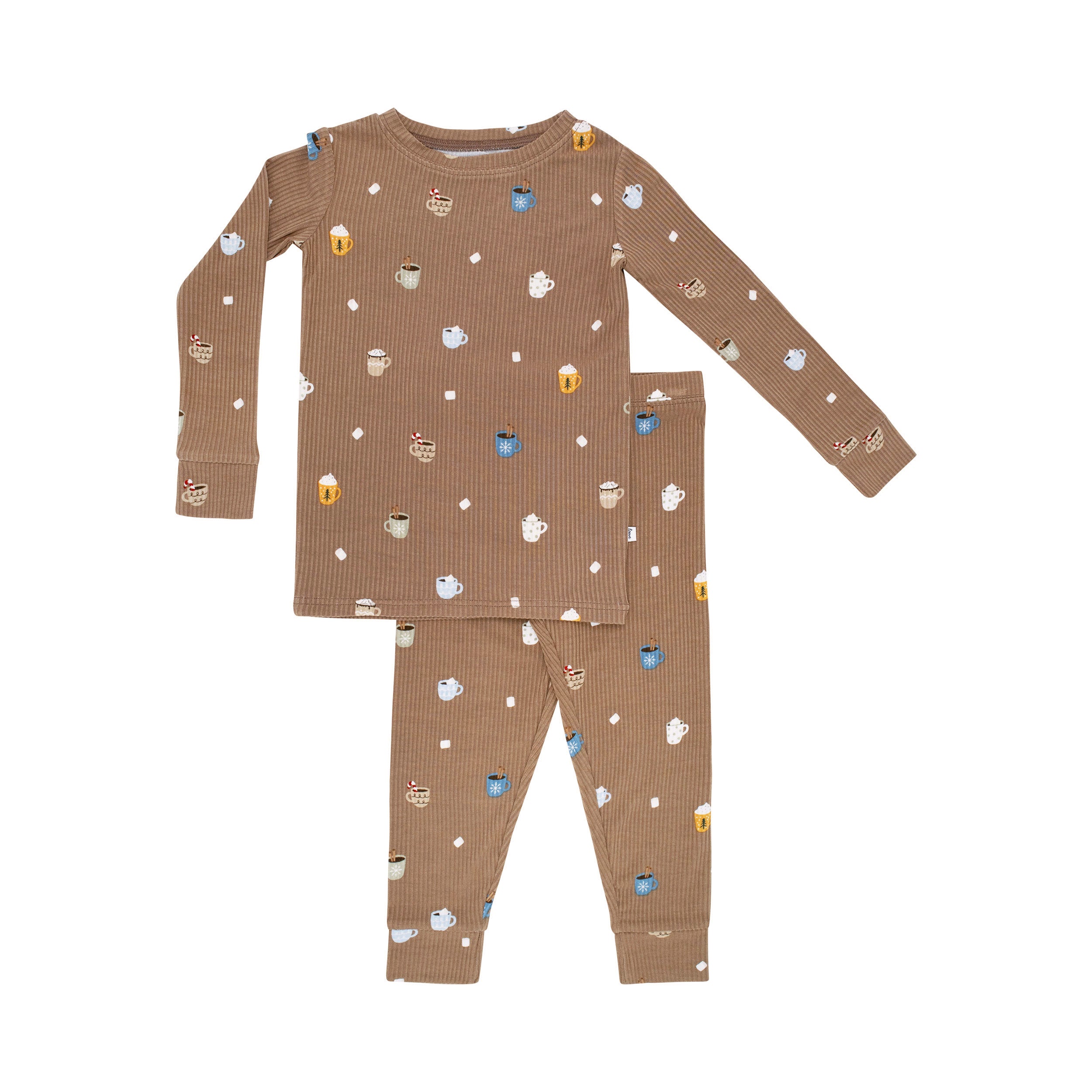 Hot Cocoa Small Ribbed Two-Piece Set