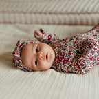 Fall Blooms Small Ribbed Bow