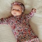 Fall Blooms Small Ribbed Bow