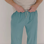 Glacier Blue Small Ribbed Men's Pants