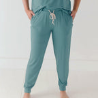 Glacier Blue Small Ribbed Women's Pants