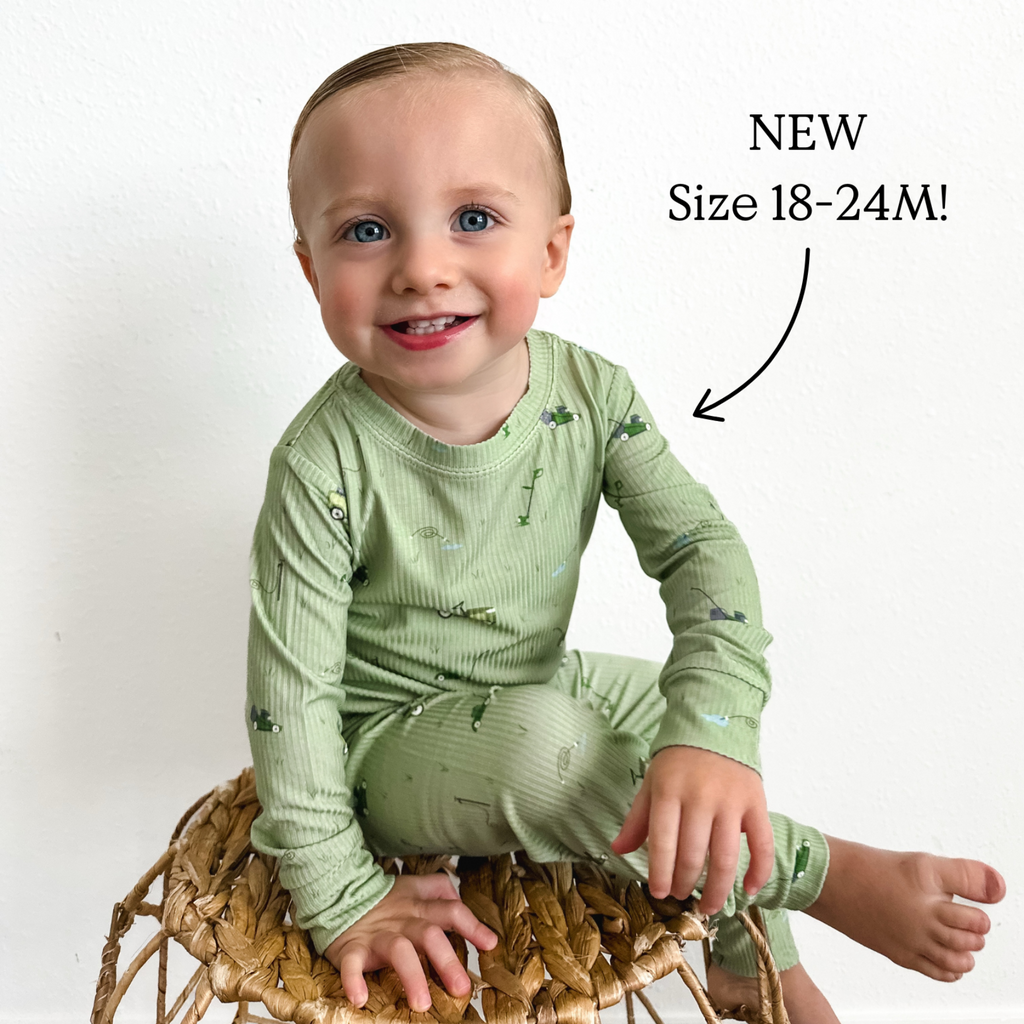 Lawn Mowers Small Ribbed Two-Piece Set