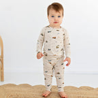 Construction Small Ribbed Two-Piece Set