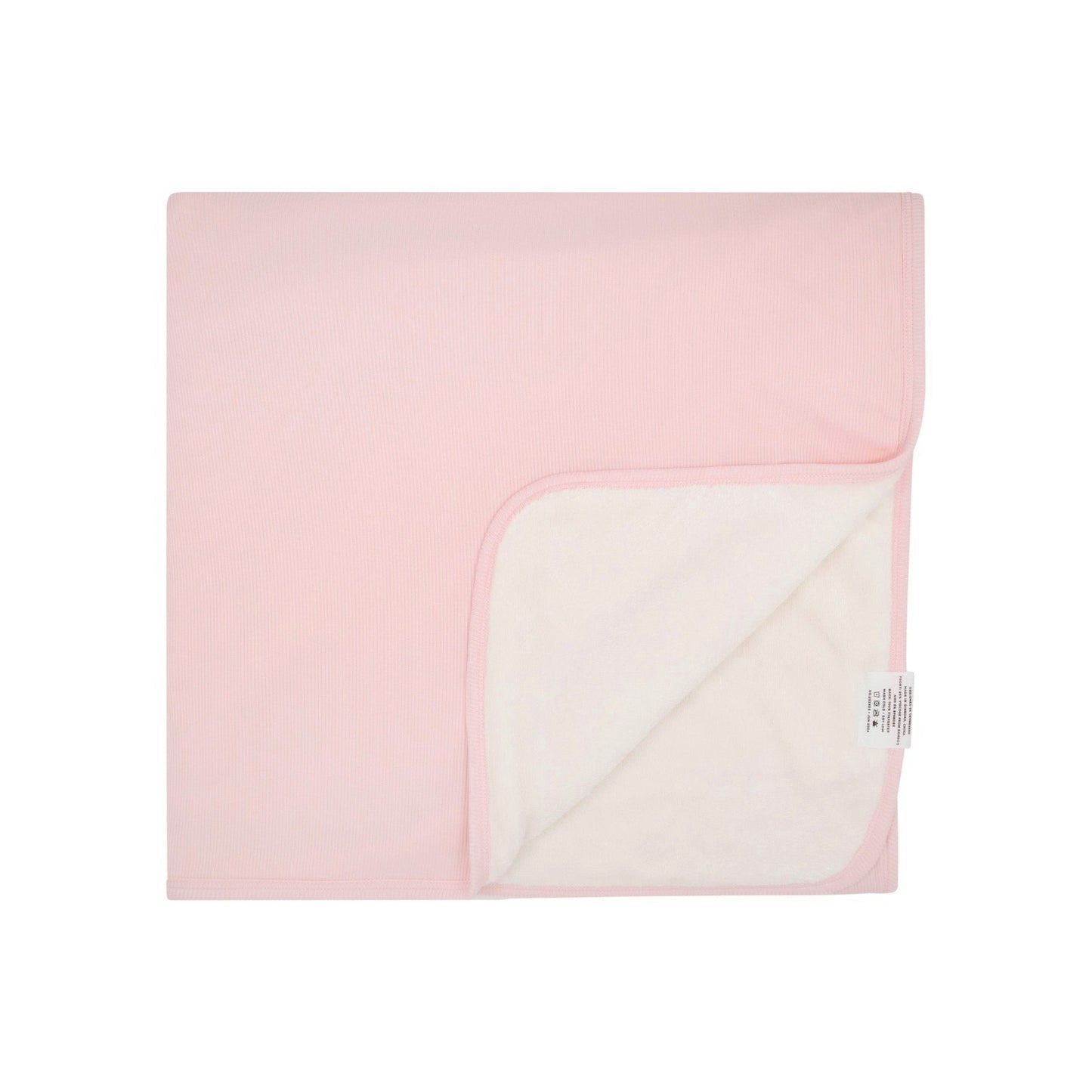 Ballet Pink Small Ribbed Toddler Blanket