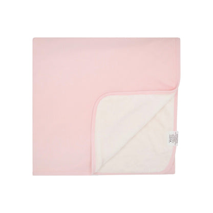 Ballet Pink Small Ribbed Toddler Blanket