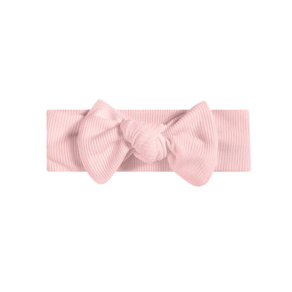 Ballet Pink Small Ribbed Bow