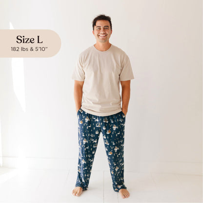 Snowy Village Small Ribbed Men's Pants