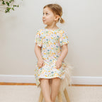 Checkered Seashells Small Ribbed Pocket Dress