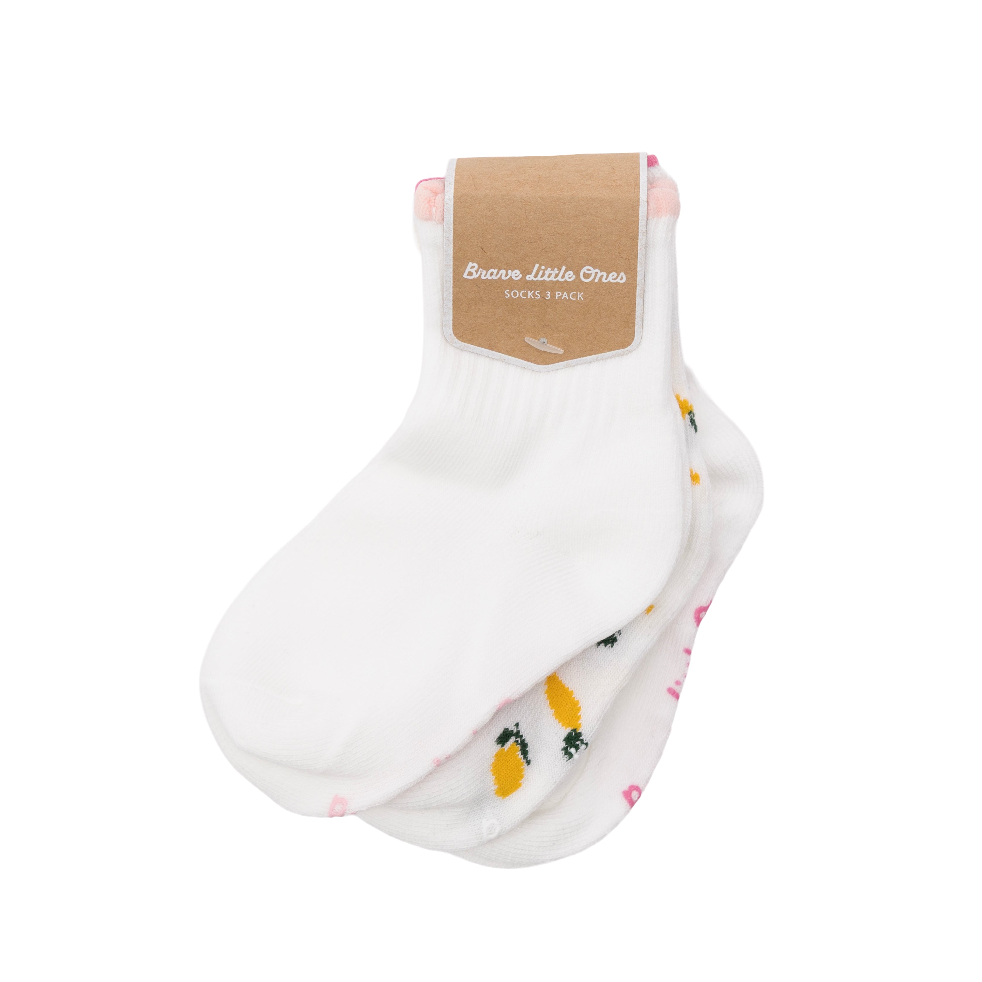 Lemons Ruffle Socks 3 Pack
