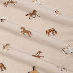 Horses Small Ribbed Zip Romper