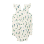 Morning Meadow Small Ribbed Flutter Sleeve Romper