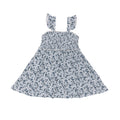 Bluebell Blossoms Small Ribbed Flutter Sleeve Dress