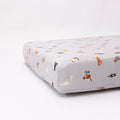 Cats Gray Crib Sheet