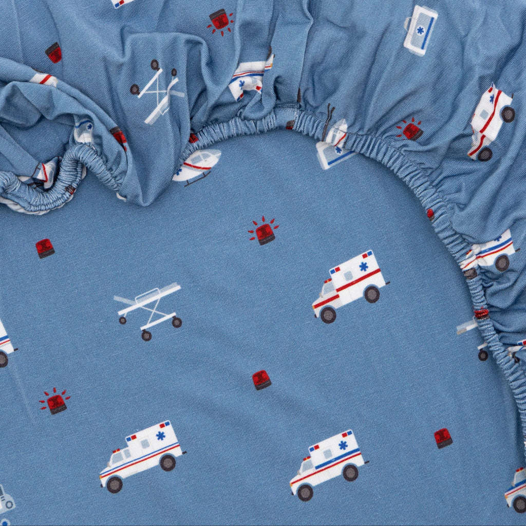 Ambulances Crib Sheet