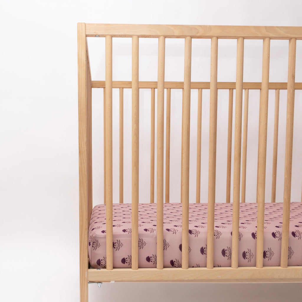 Folk Meadow Crib Sheet