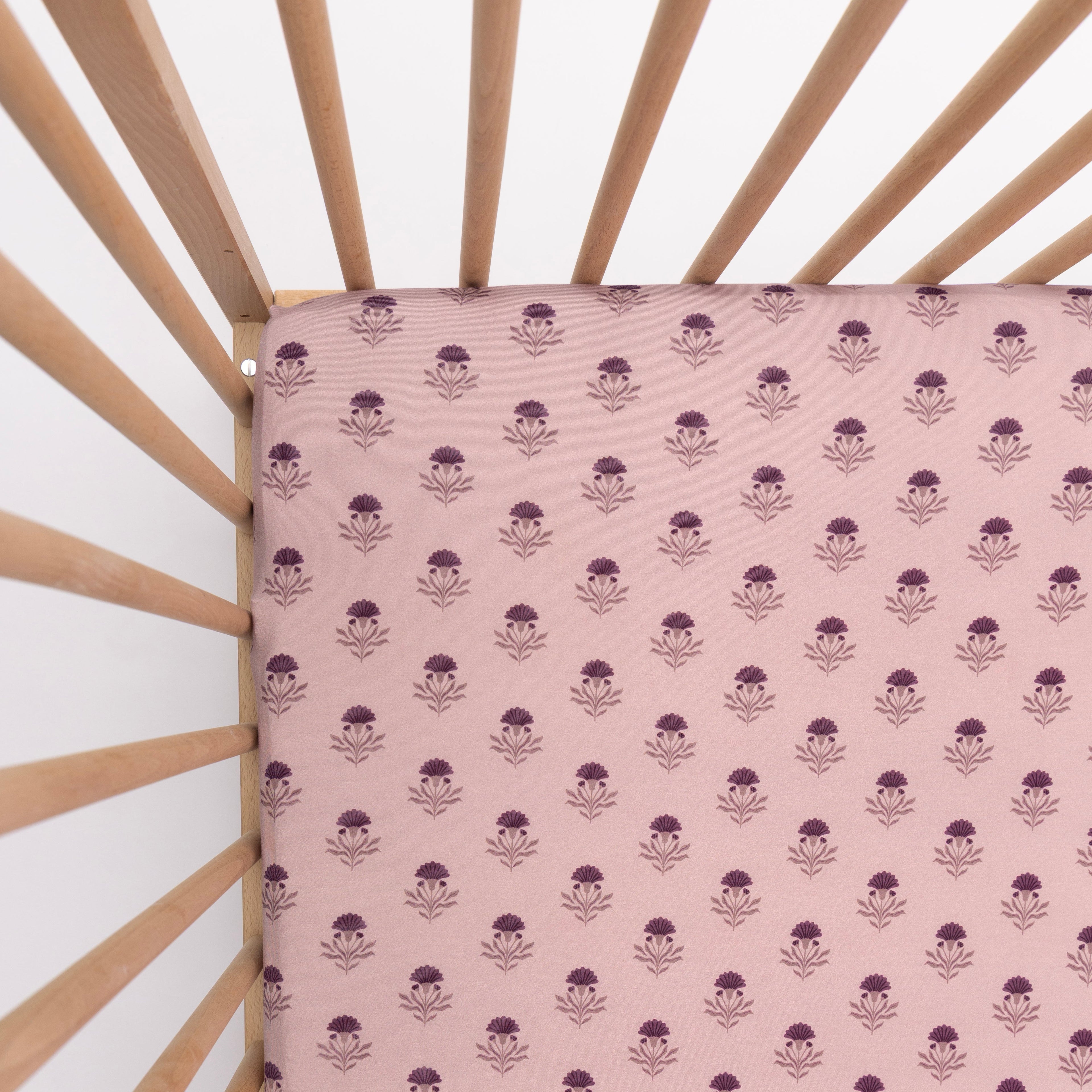 Folk Meadow Crib Sheet