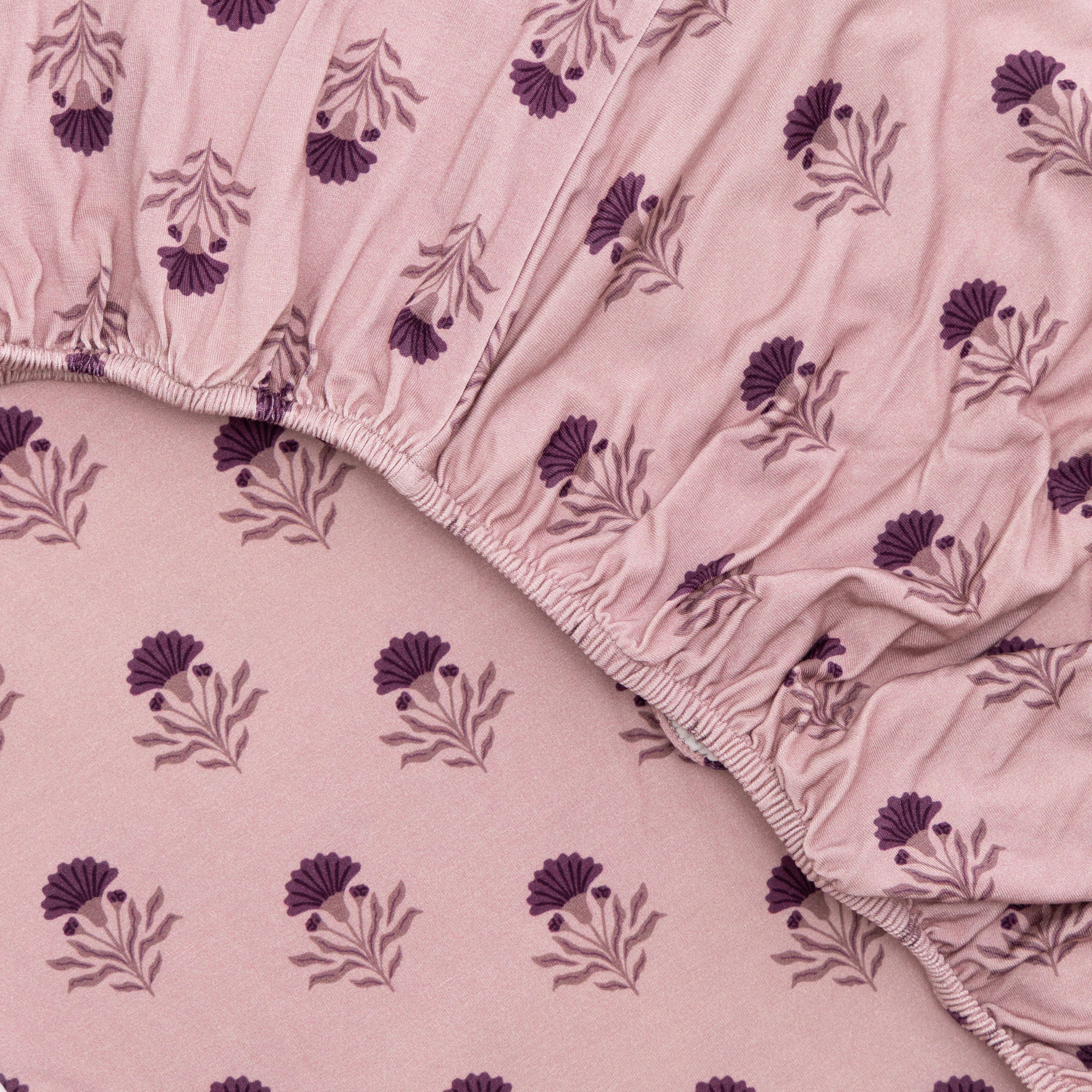 Folk Meadow Crib Sheet