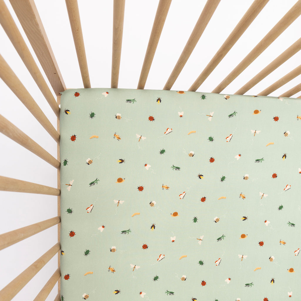 Backyard Bugs Crib Sheet