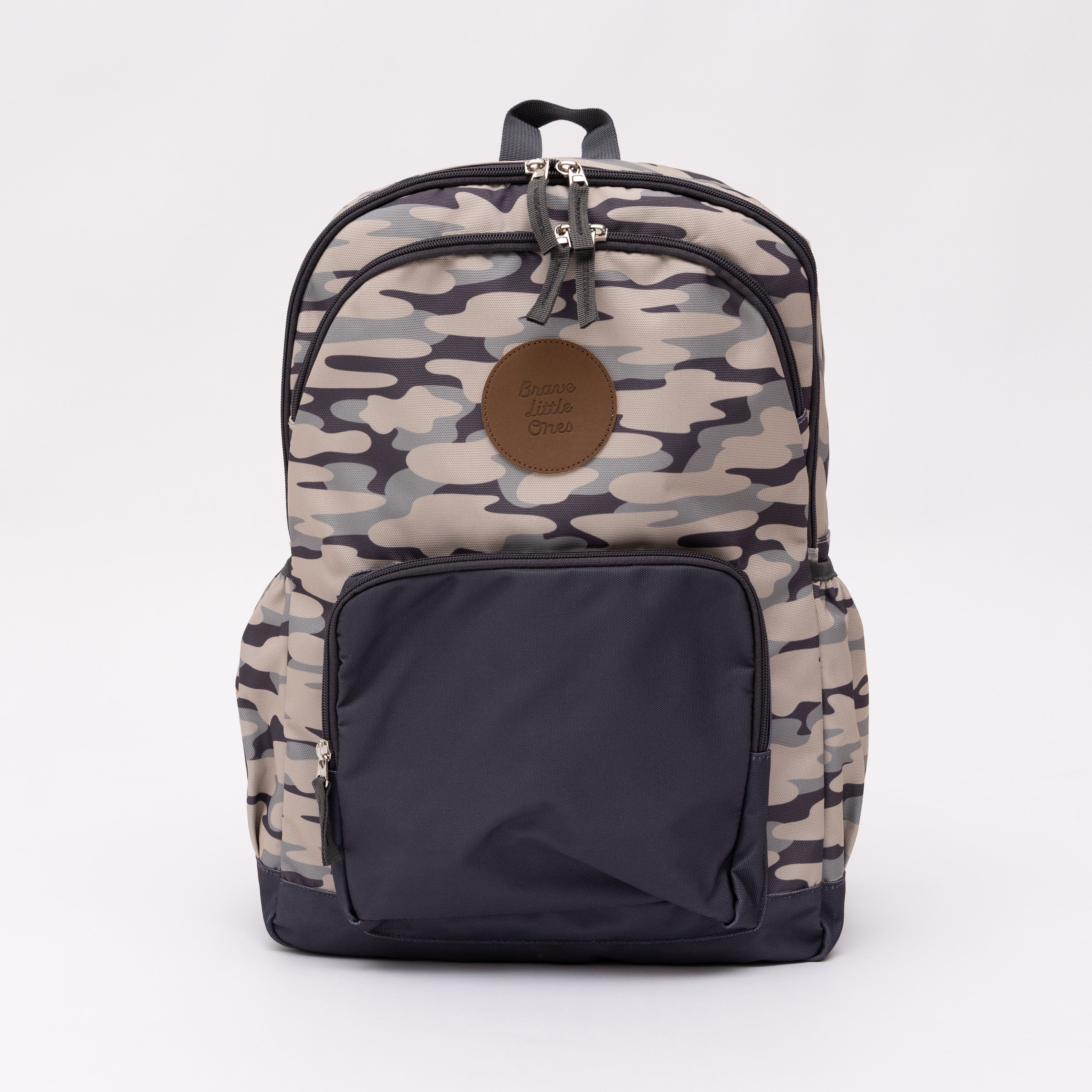 Camo Color Block Large Backpack
