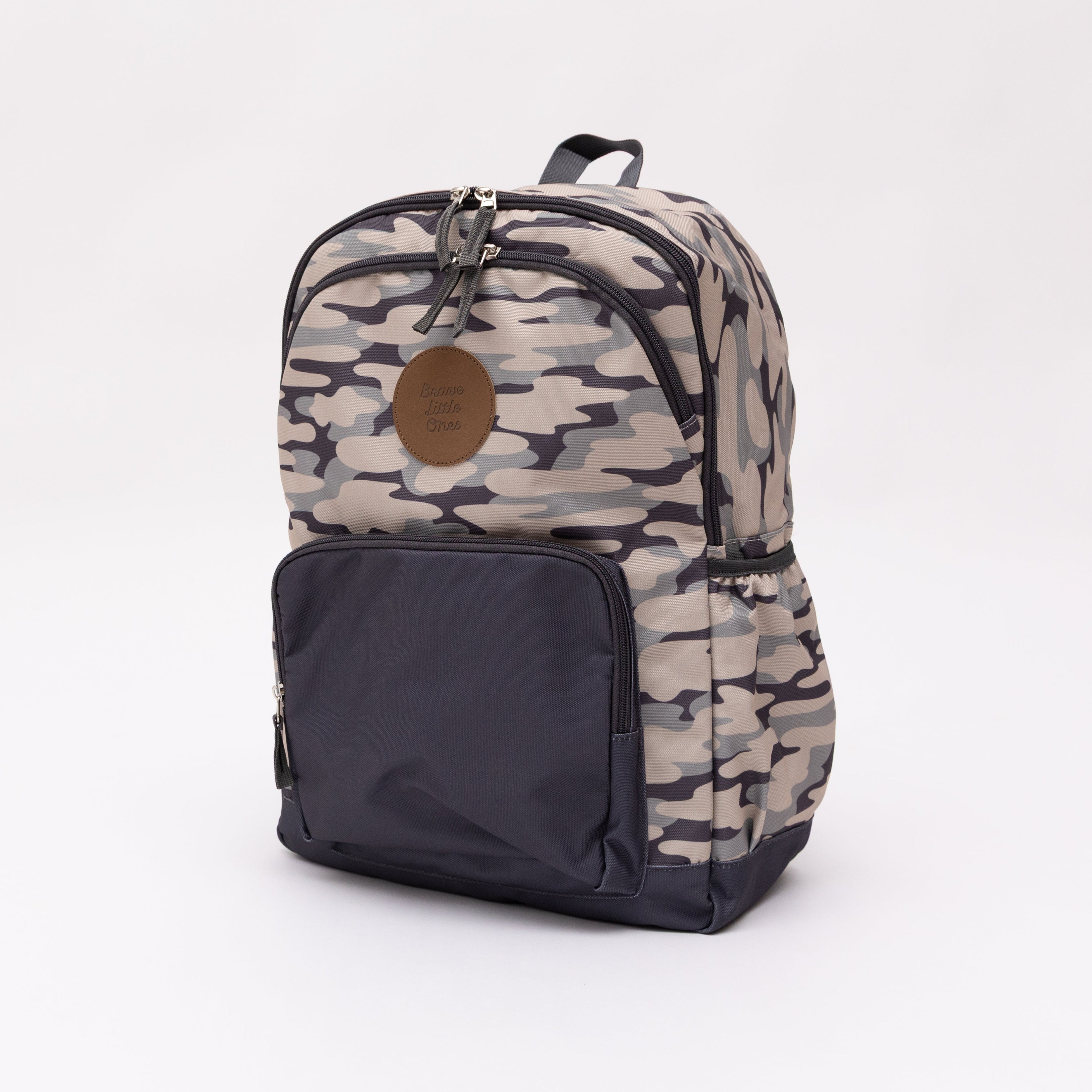 Camo Color Block Large Backpack